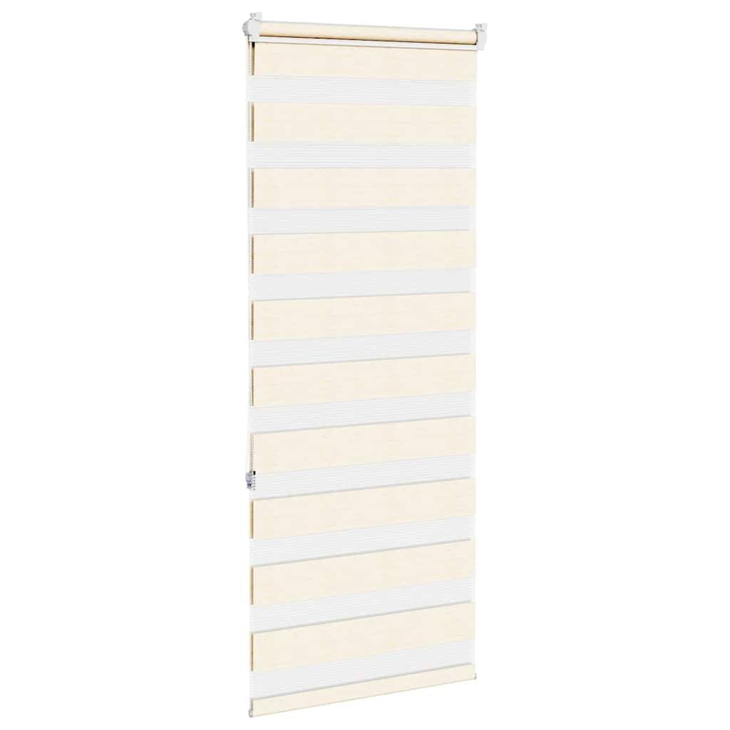 vidaXL Zebrarollo Marmorbeige 55x150 cm Stoffbreite 50,9 cm Polyester