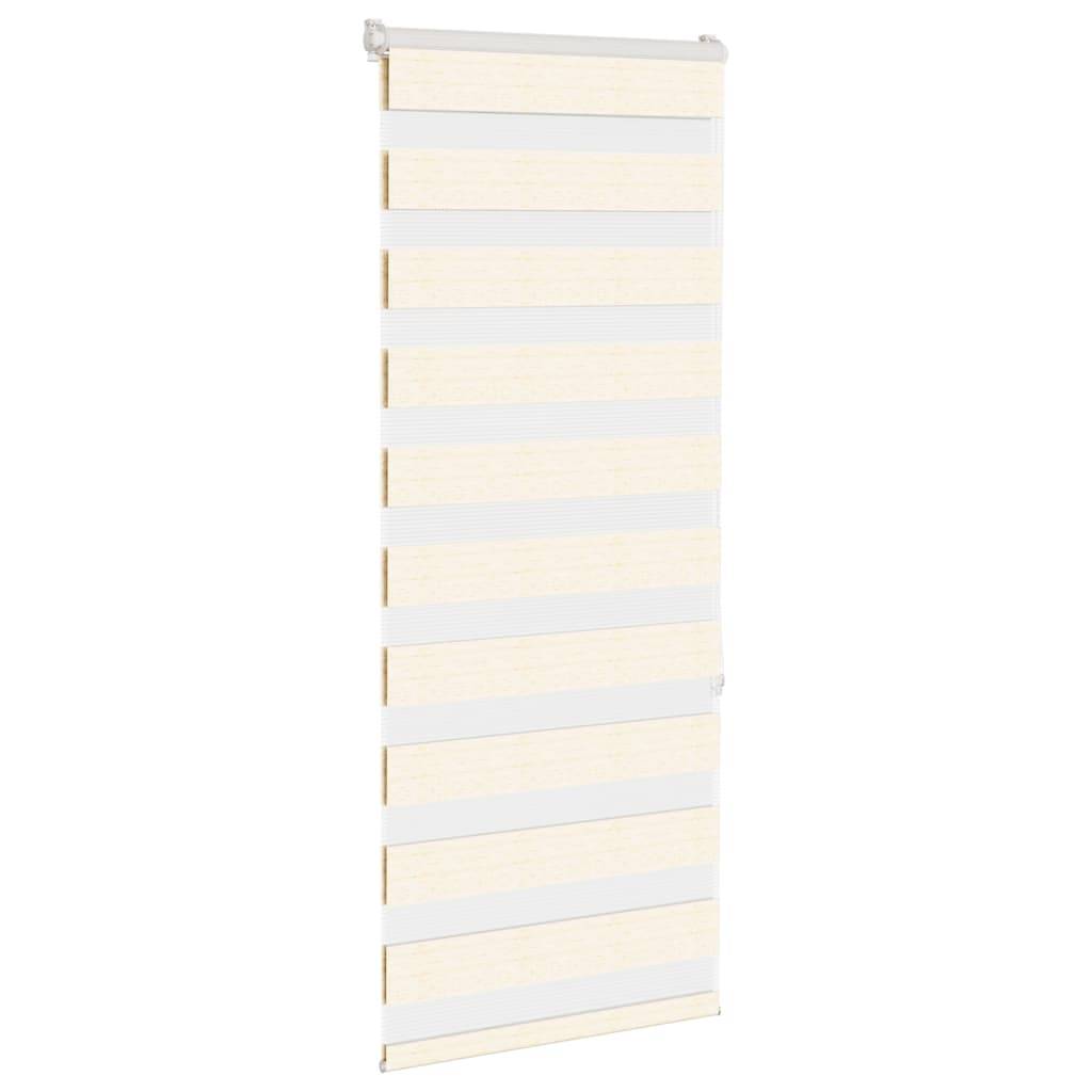 vidaXL Zebrarollo Marmorbeige 55x150 cm Stoffbreite 50,9 cm Polyester