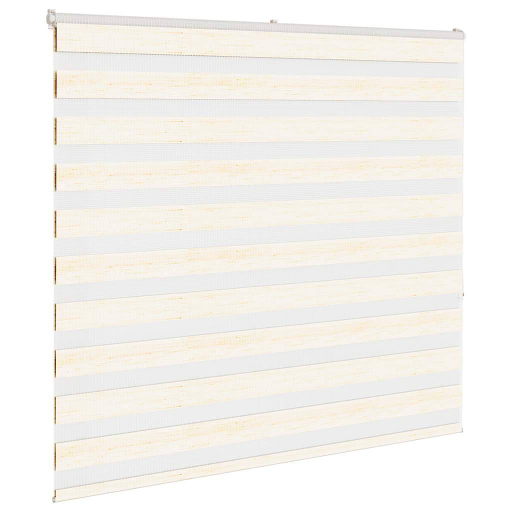 vidaXL Zebrarollo Marmorbeige 160x150cm Stoffbreite 155,9 cm Polyester