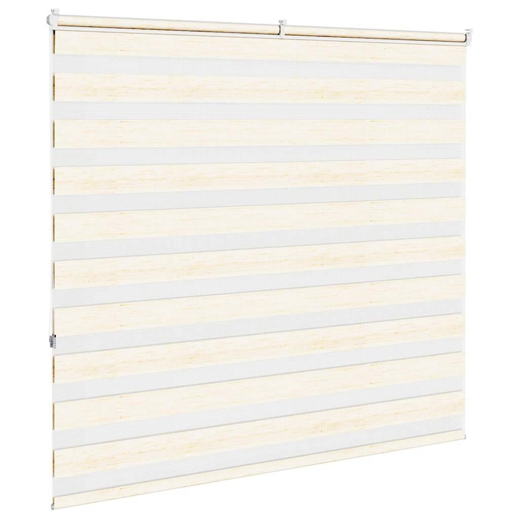 vidaXL Zebrarollo Marmorbeige 160x150cm Stoffbreite 155,9 cm Polyester