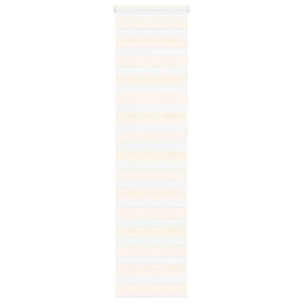 vidaXL Zebrarollo Marmorbeige 55x230 cm Stoffbreite 50,9 cm Polyester