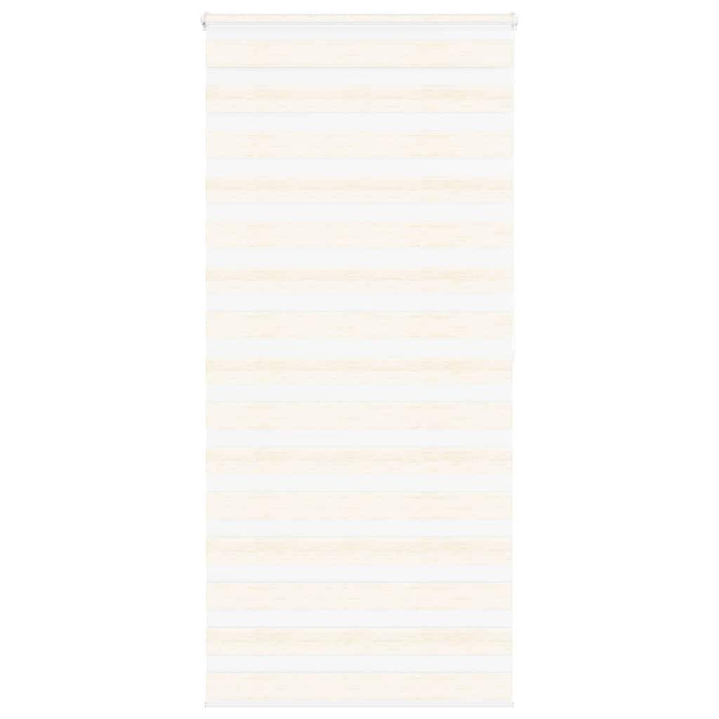 vidaXL Zebrarollo Marmorbeige 95x200 cm Stoffbreite 90,9 cm Polyester