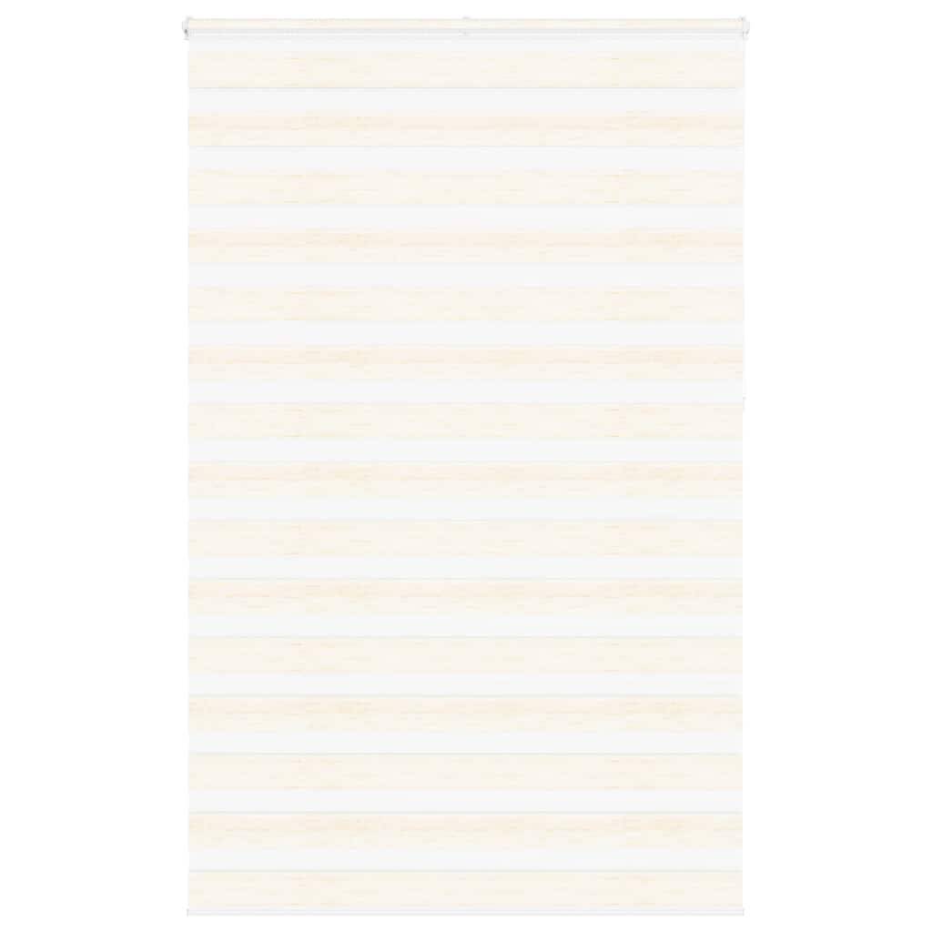 vidaXL Zebrarollo Marmorbeige 140x230cm Stoffbreite 135,9 cm Polyester