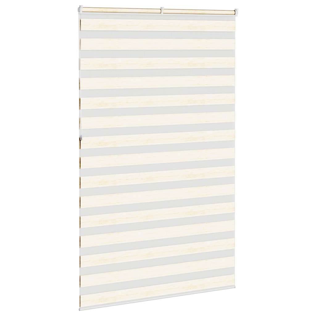 vidaXL Zebrarollo Marmorbeige 140x230cm Stoffbreite 135,9 cm Polyester