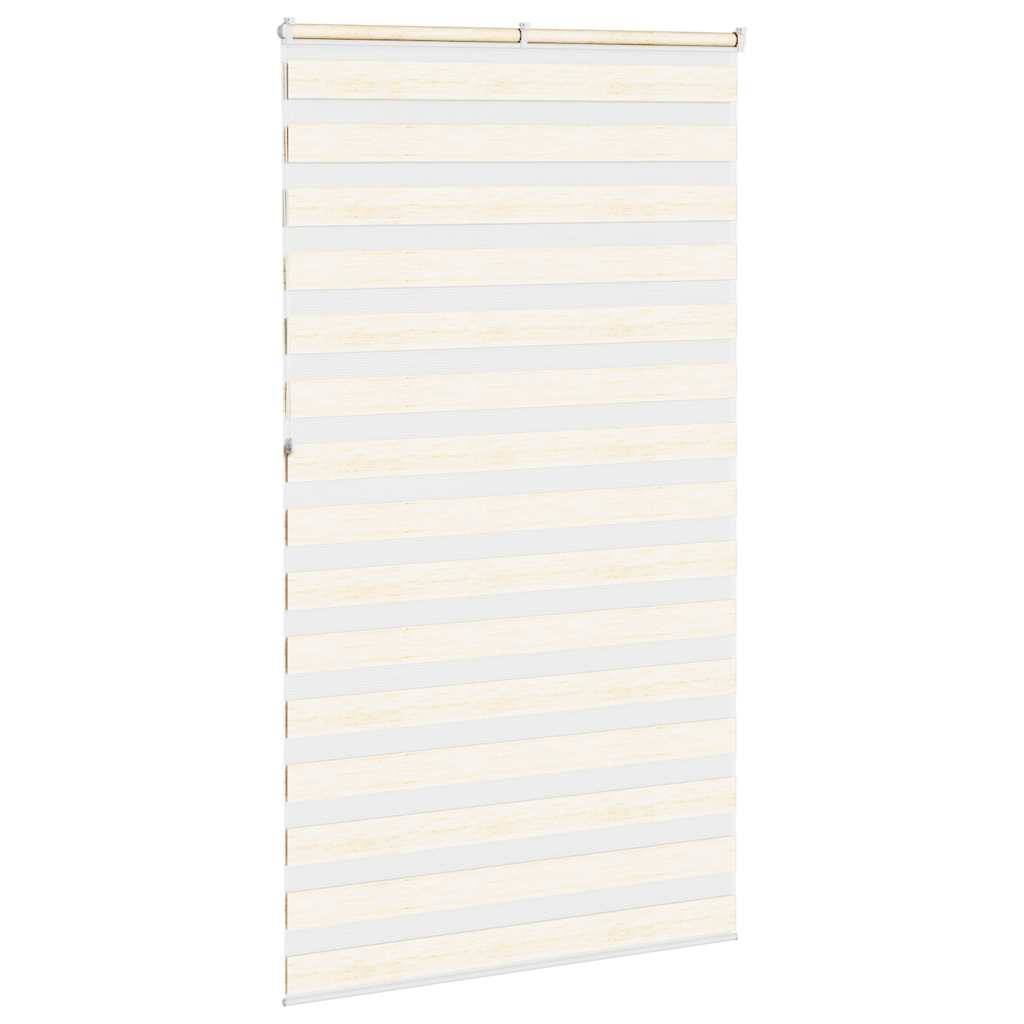 vidaXL Zebrarollo Marmorbeige 120x230cm Stoffbreite 115,9 cm Polyester