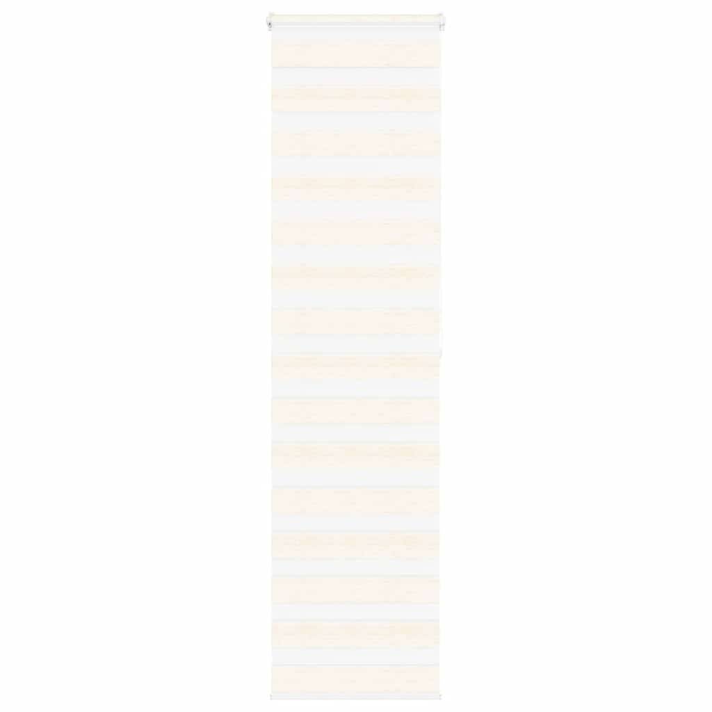 vidaXL Zebrarollo Marmorbeige 55x200 cm Stoffbreite 50,9 cm Polyester