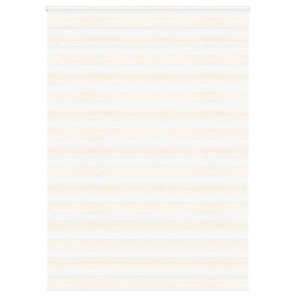 vidaXL Zebrarollo Marmorbeige 160x200cm Stoffbreite 155,9 cm Polyester
