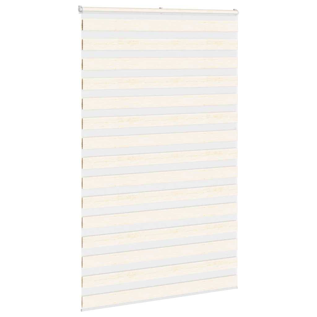 vidaXL Zebrarollo Marmorbeige 150x230cm Stoffbreite 145,9 cm Polyester