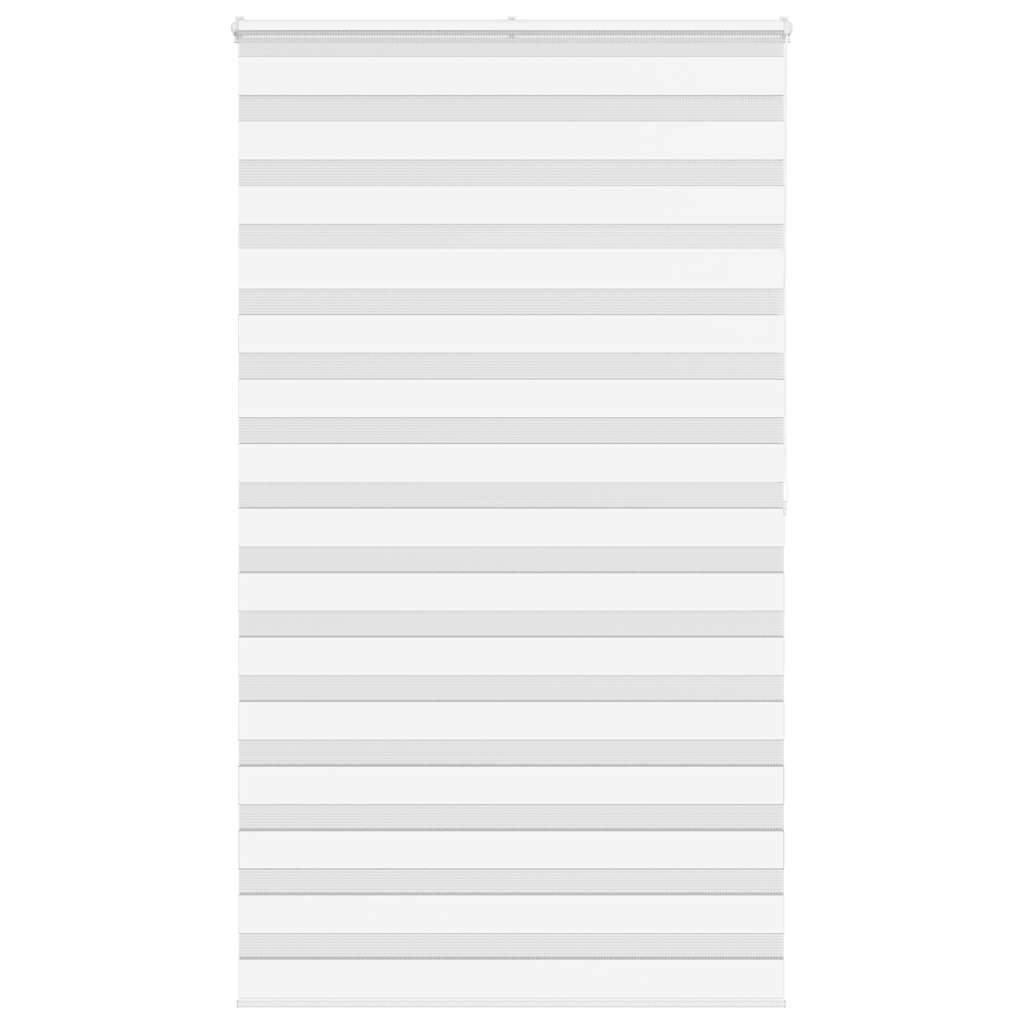 vidaXL Zebrarollo Weiß 120x200 cm Stoffbreite 115,9 cm Polyester