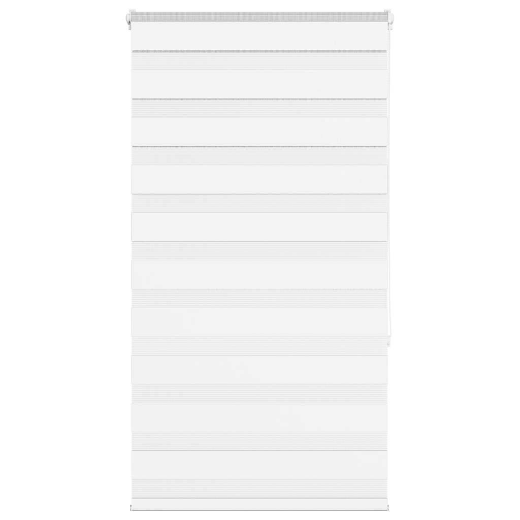 vidaXL Zebrarollo Weiß 80x150 cm Stoffbreite 75,9 cm Polyester