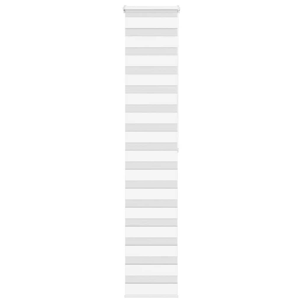 vidaXL Zebrarollo Weiß 45x100 cm Stoffbreite 40,9 cm Polyester
