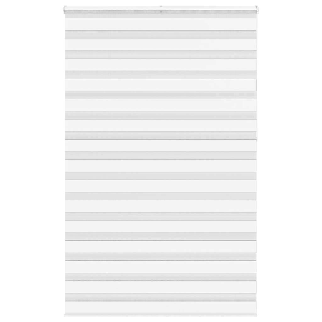 vidaXL Zebrarollo Weiß 150x230 cm Stoffbreite 145,9 cm Polyester