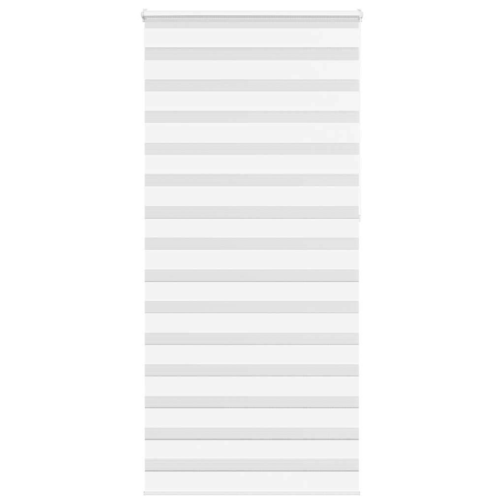vidaXL Zebrarollo Weiß 95x230 cm Stoffbreite 90,9 cm Polyester