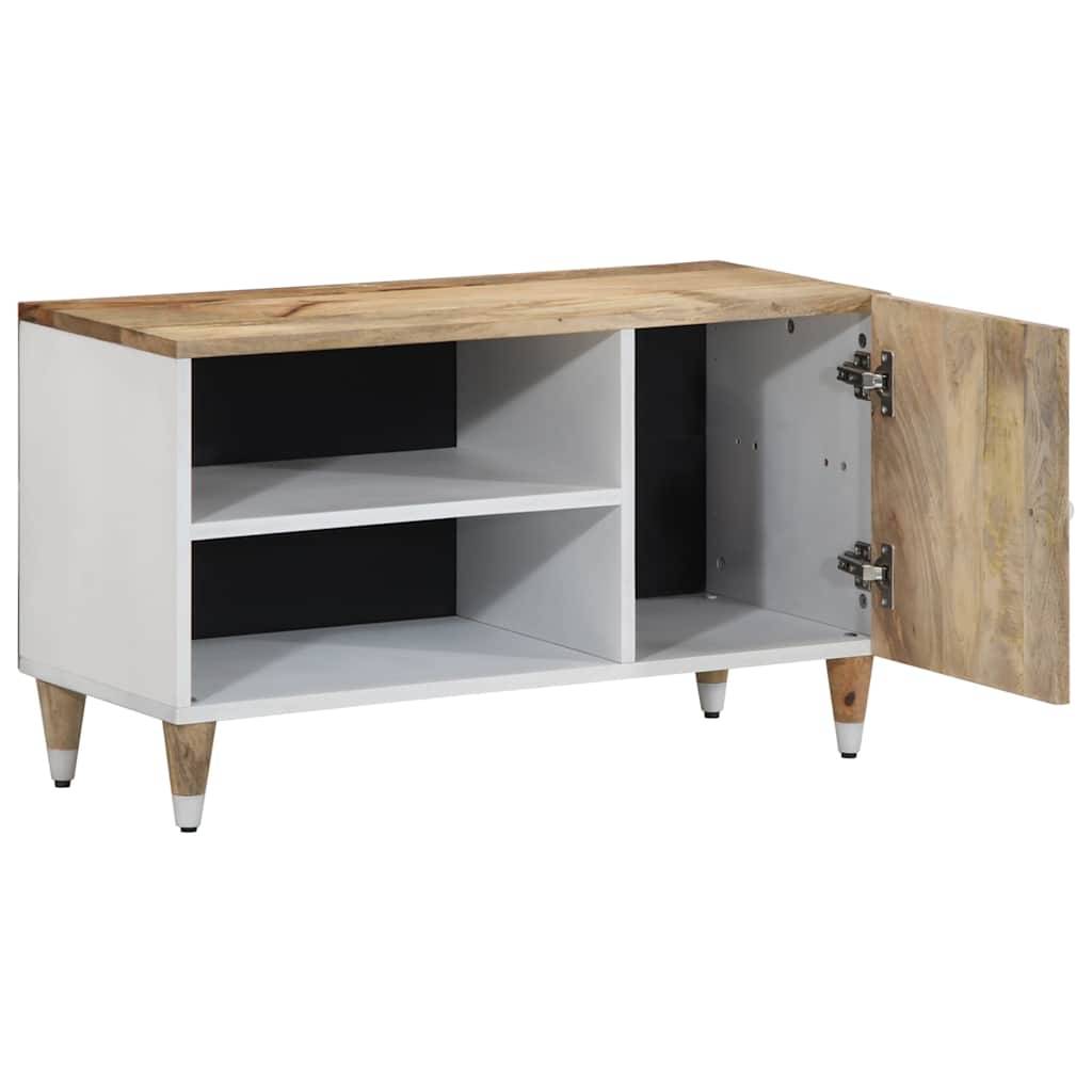vidaXL TV-Schrank 80x31,5x46 cm Massivholz Mango