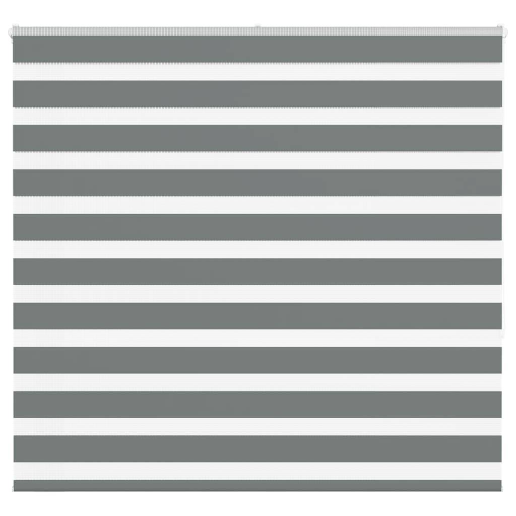 vidaXL Zebrarollo Dunkelgrau 160x150cm Stoffbreite 155,9 cm Polyester