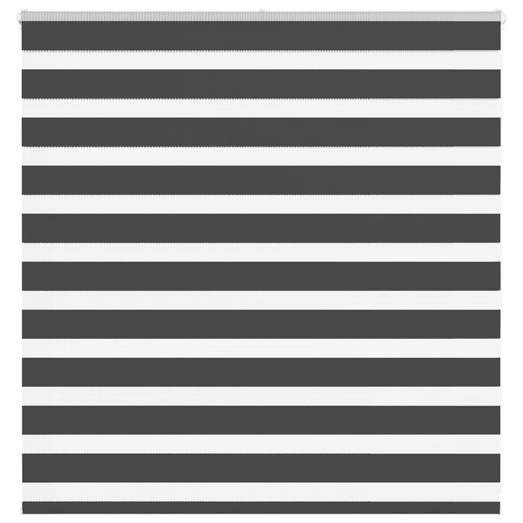 vidaXL Zebrarollo Schwarz 140x100 cm Stoffbreite 135,9 cm Polyester