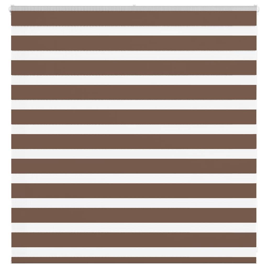 vidaXL Zebrarollo Braun 150x100 cm Stoffbreite 145,9 cm Polyester