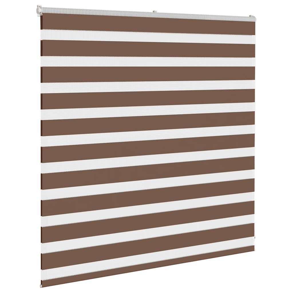 vidaXL Zebrarollo Braun 150x100 cm Stoffbreite 145,9 cm Polyester