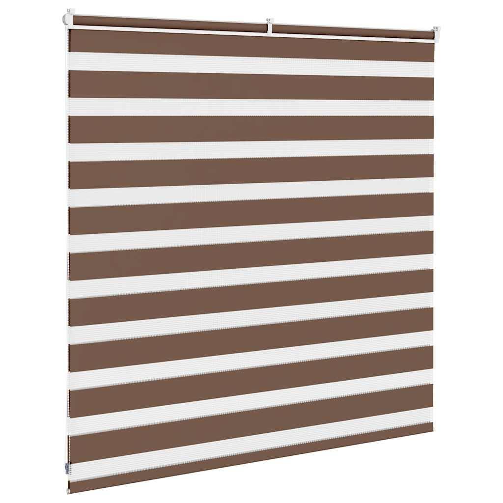 vidaXL Zebrarollo Braun 140x100 cm Stoffbreite 135,9 cm Polyester