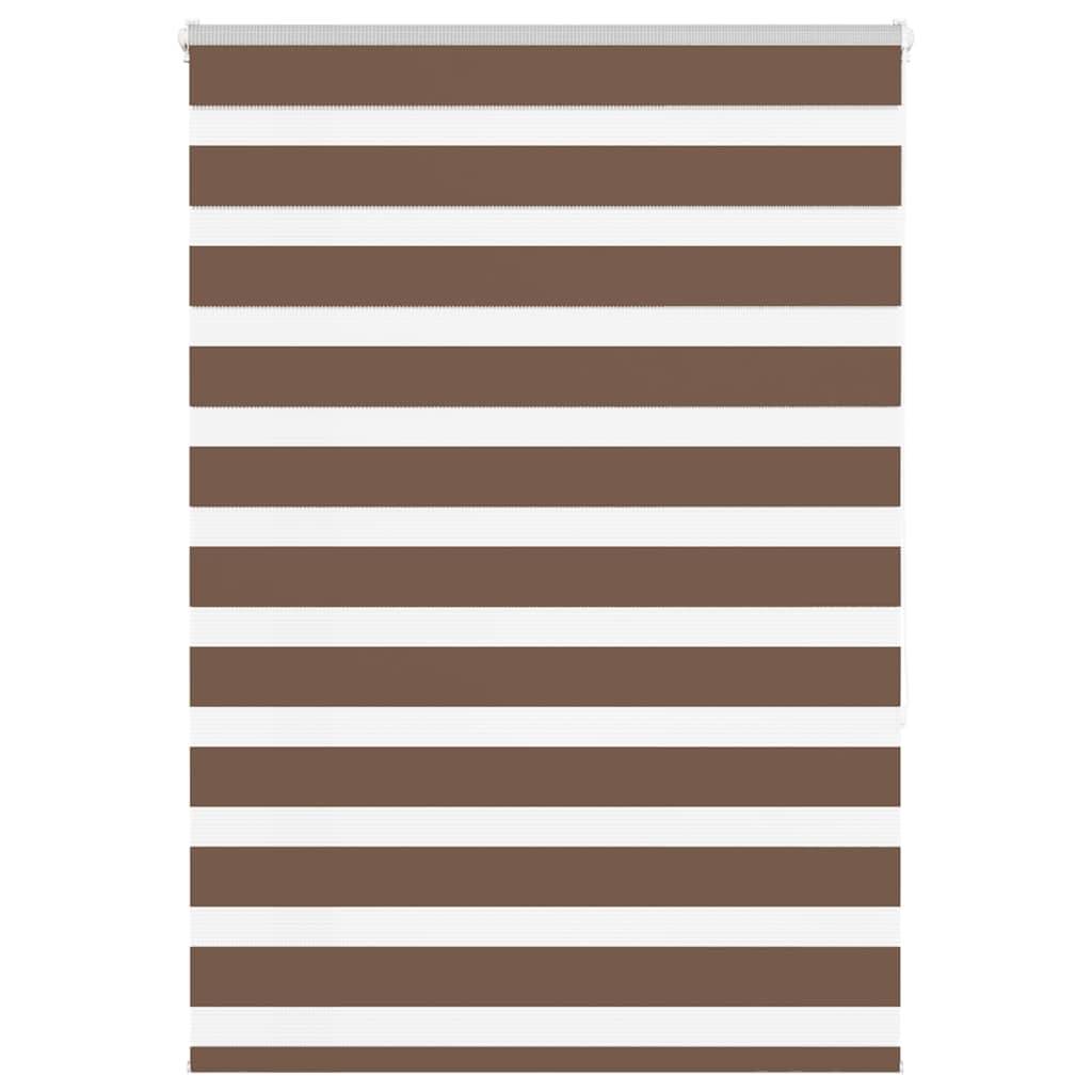 vidaXL Zebrarollo Braun 115x150 cm Stoffbreite 110,9 cm Polyester