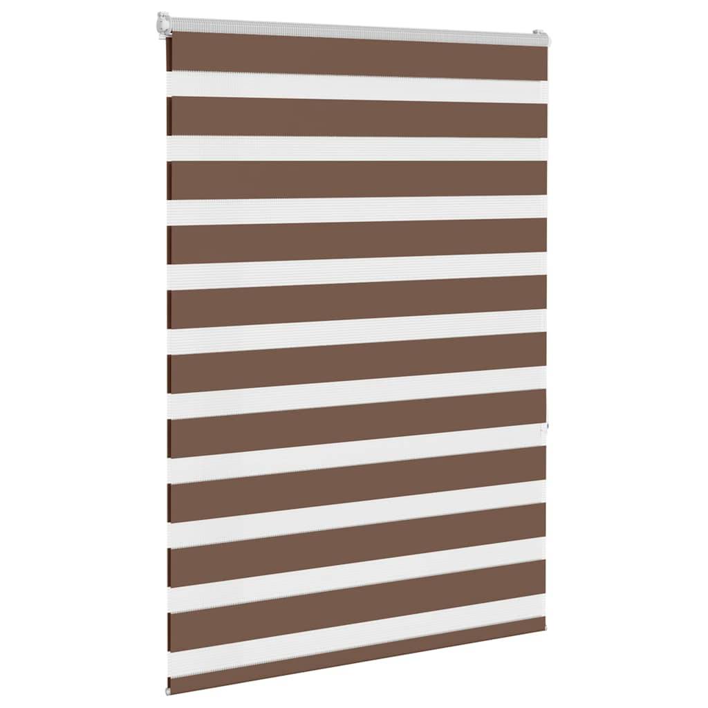 vidaXL Zebrarollo Braun 115x150 cm Stoffbreite 110,9 cm Polyester