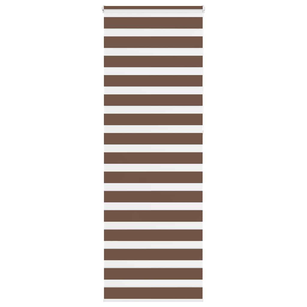 vidaXL Zebrarollo Braun 80x230 cm Stoffbreite 75,9 cm Polyester