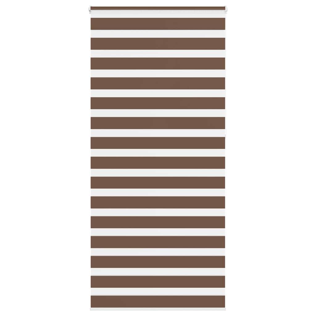 vidaXL Zebrarollo Braun 115x230 cm Stoffbreite 110,9 cm Polyester