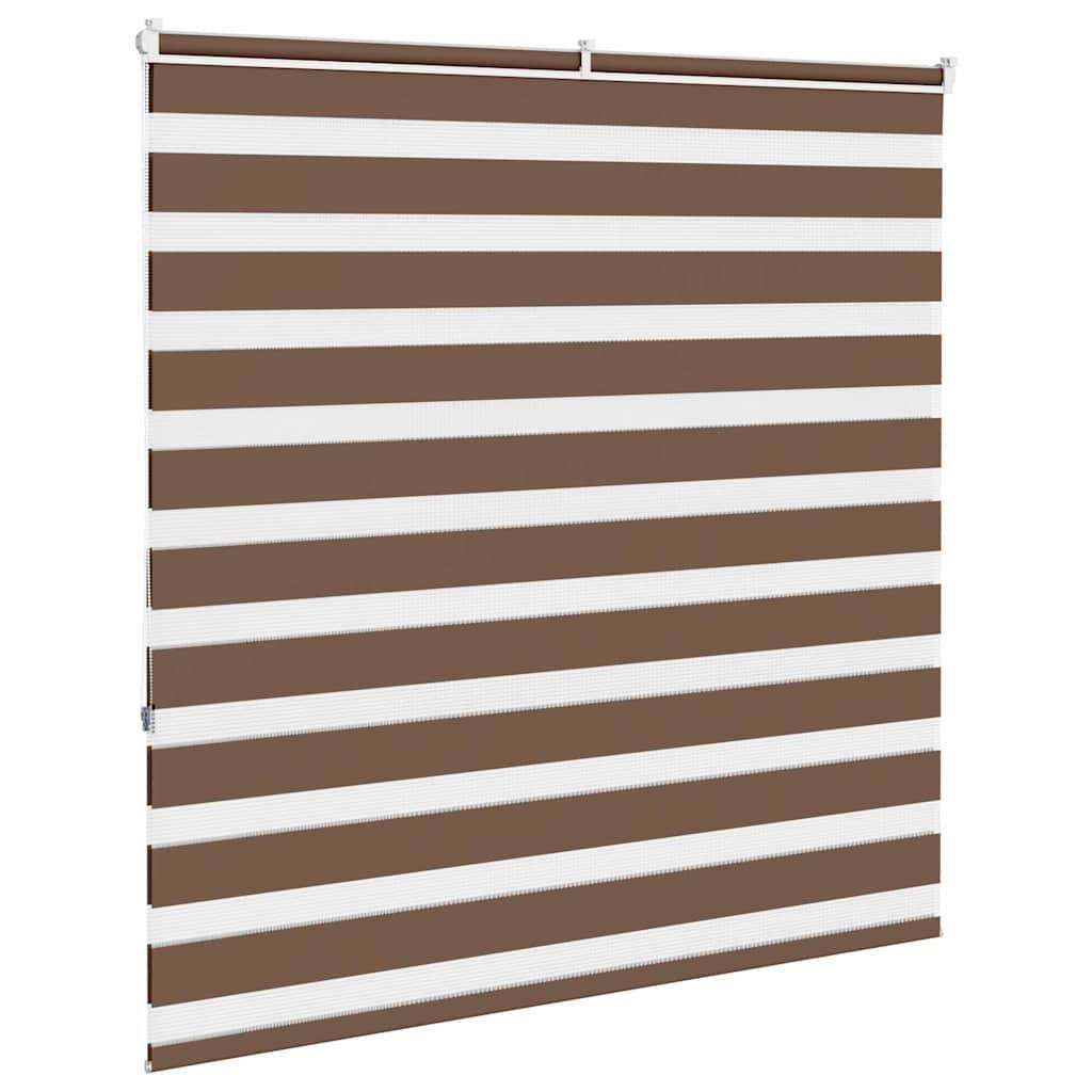 vidaXL Zebrarollo Braun 145x150 cm Stoffbreite 140,9 cm Polyester