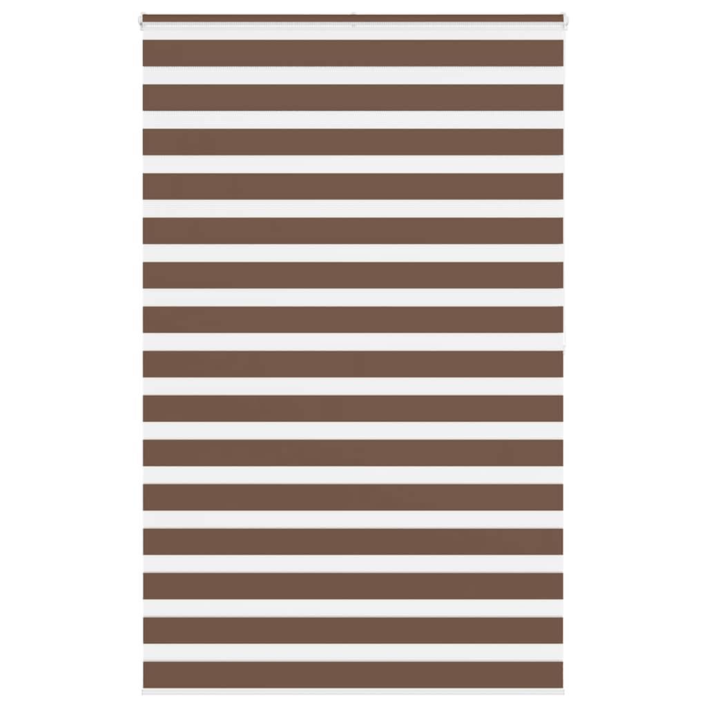 vidaXL Zebrarollo Braun 150x200 cm Stoffbreite 145,9 cm Polyester