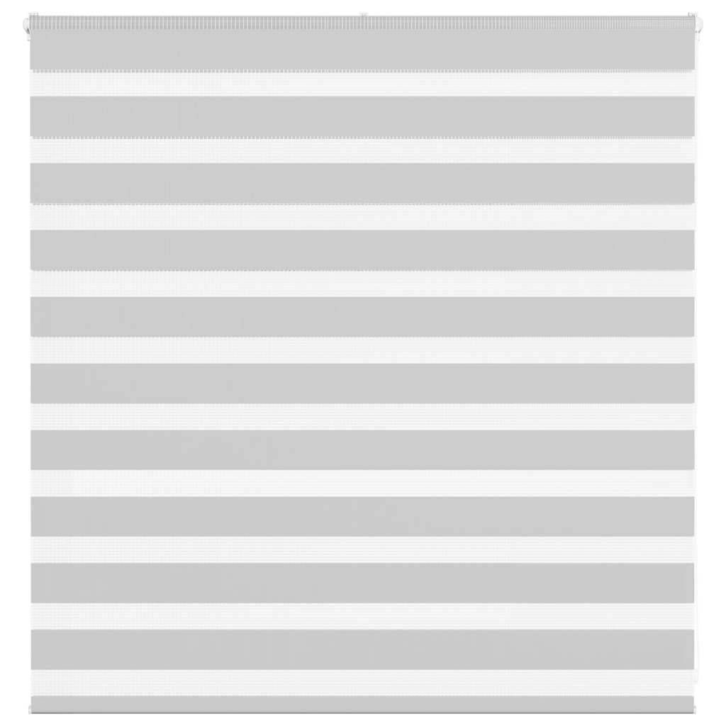 vidaXL Zebrarollo Hellgrau 140x100 cm Stoffbreite 135,9 cm Polyester