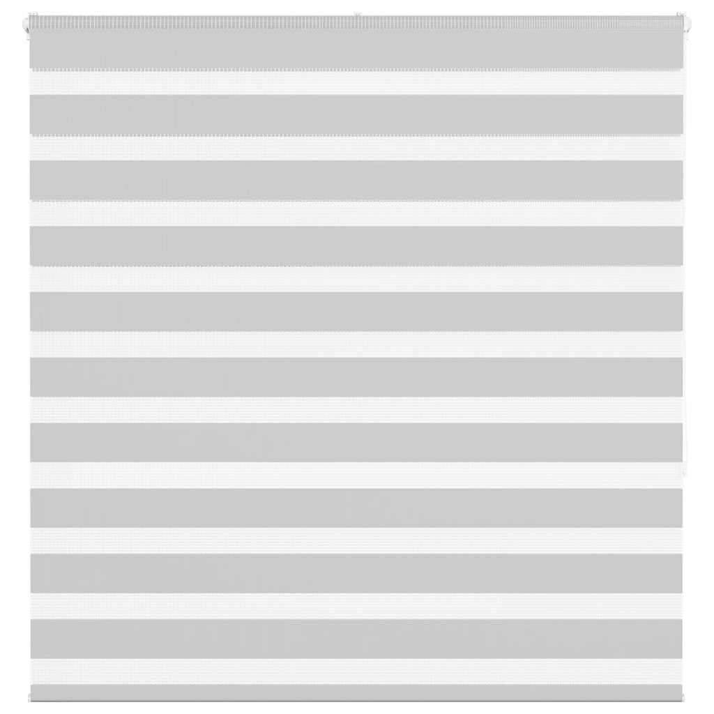 vidaXL Zebrarollo Hellgrau 145x150 cm Stoffbreite 140,9 cm Polyester