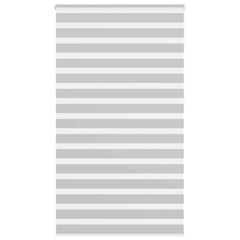 vidaXL Zebrarollo Hellgrau 120x230 cm Stoffbreite 115,9 cm Polyester