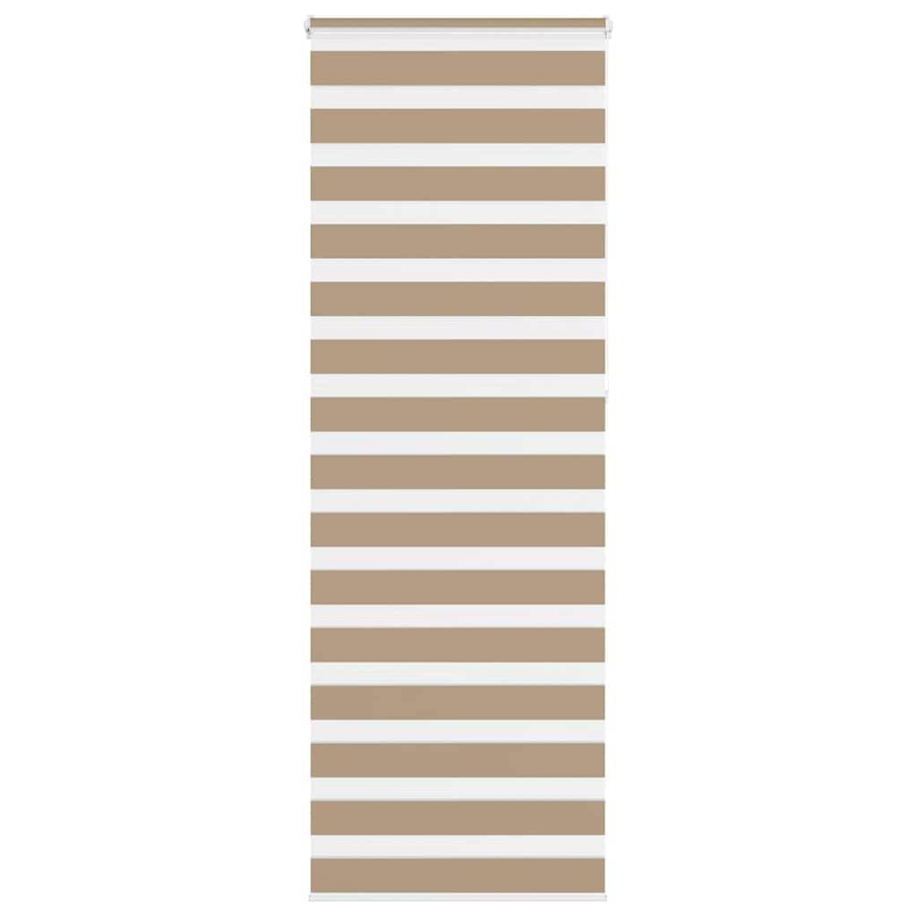 vidaXL Zebrarollo Sandbraun 80x230 cm Stoffbreite 75,9 cm Polyester