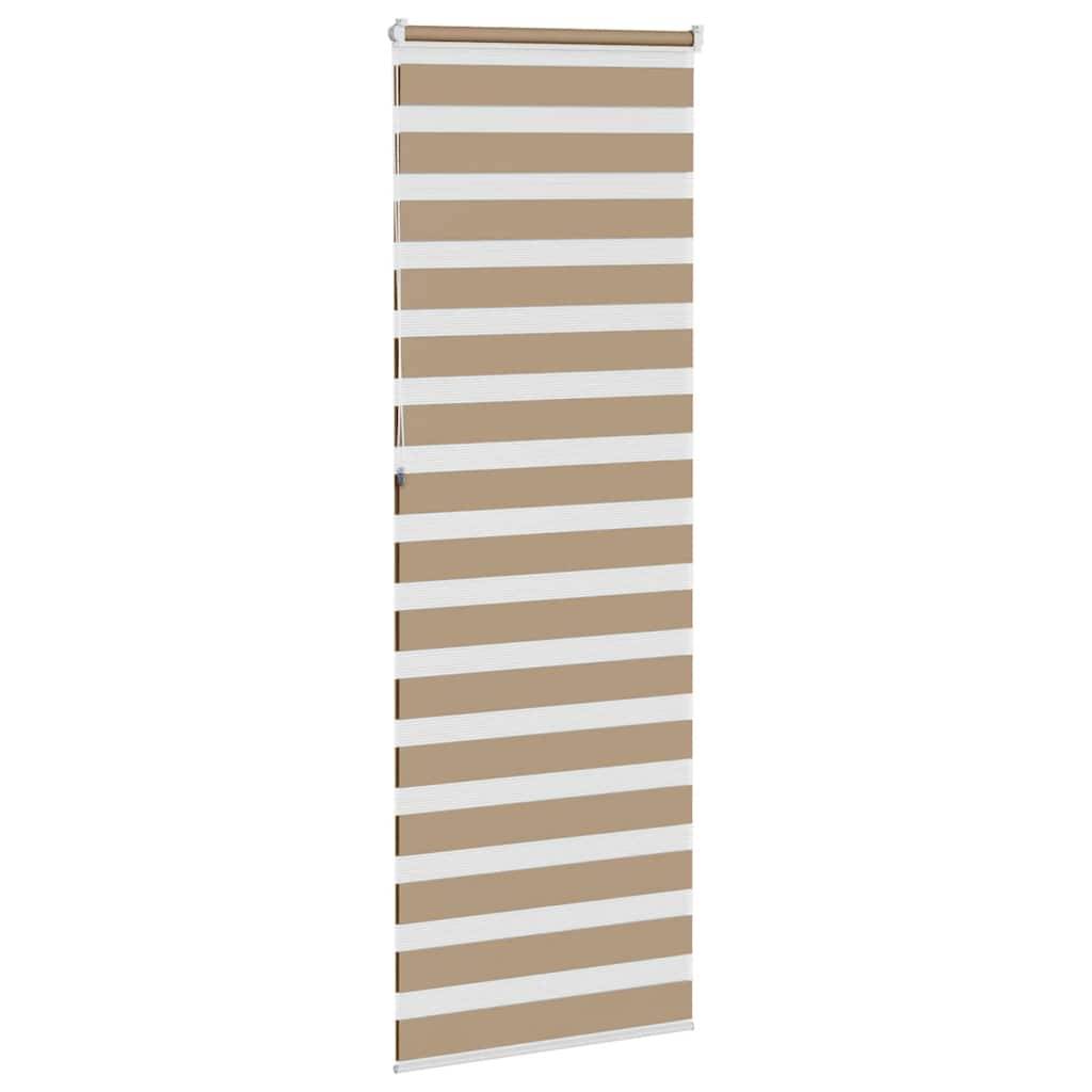 vidaXL Zebrarollo Sandbraun 80x230 cm Stoffbreite 75,9 cm Polyester