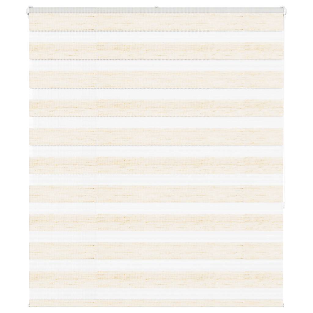 vidaXL Zebrarollo Marmorbeige 135x150cm Stoffbreite 130,9 cm Polyester