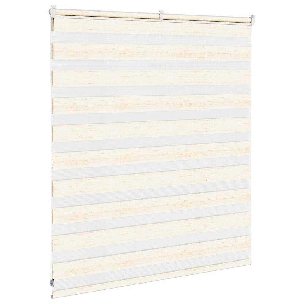 vidaXL Zebrarollo Marmorbeige 135x100cm Stoffbreite 130,9 cm Polyester