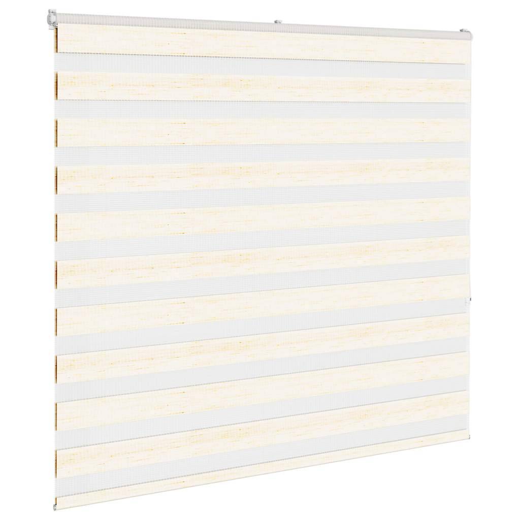 vidaXL Zebrarollo Marmorbeige 165x150cm Stoffbreite 160,9 cm Polyester