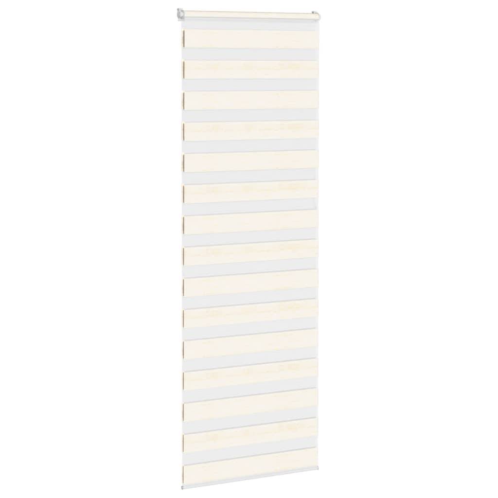 vidaXL Zebrarollo Marmorbeige 85x200 cm Stoffbreite 80,9 cm Polyester