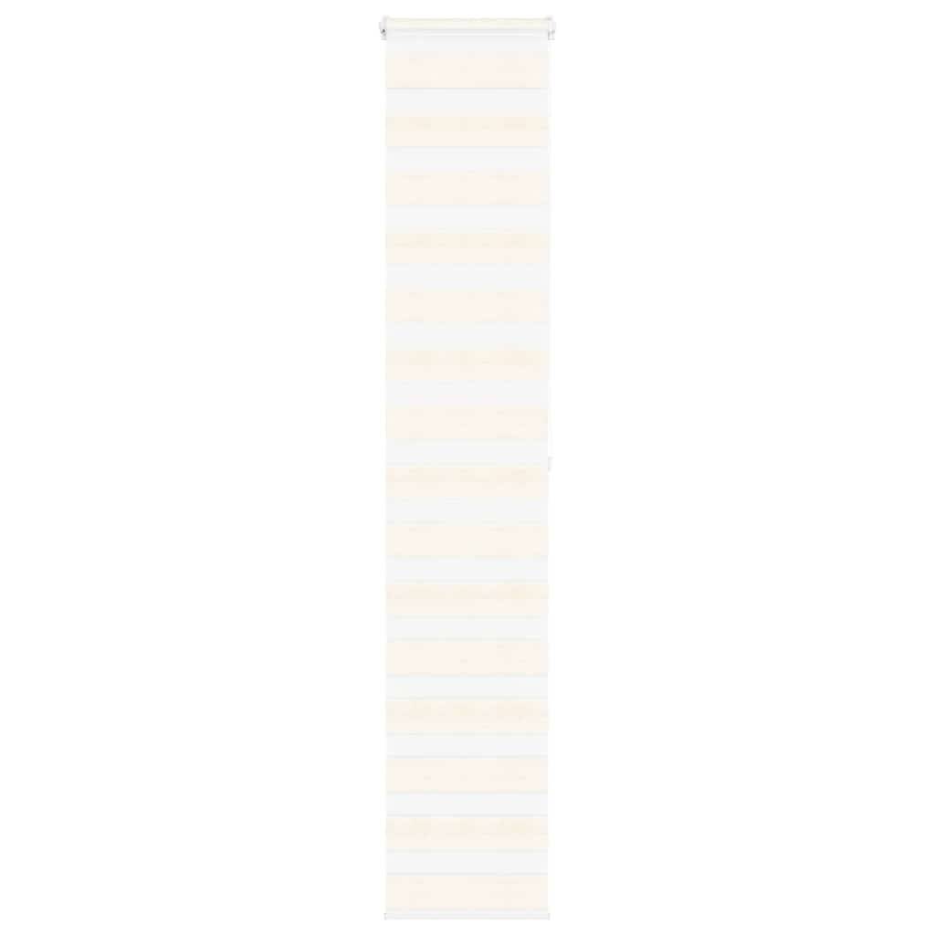 vidaXL Zebrarollo Marmorbeige 45x200 cm Stoffbreite 40,9 cm Polyester