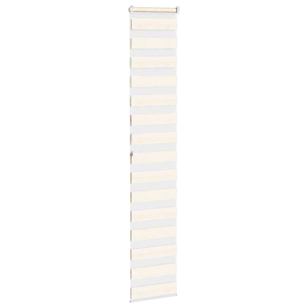 vidaXL Zebrarollo Marmorbeige 45x200 cm Stoffbreite 40,9 cm Polyester