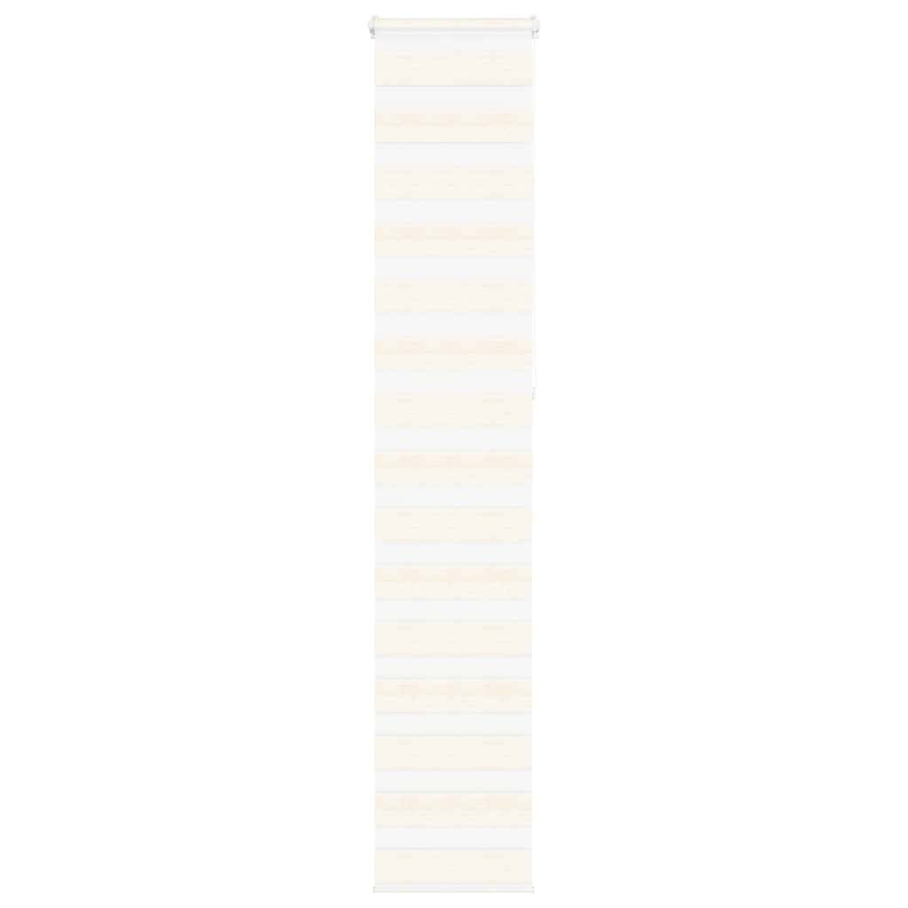 vidaXL Zebrarollo Marmorbeige 40x230 cm Stoffbreite 35,9 cm Polyester