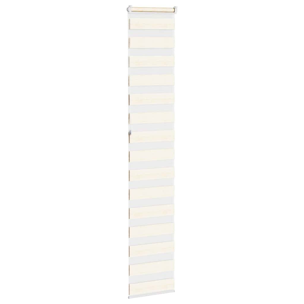 vidaXL Zebrarollo Marmorbeige 40x230 cm Stoffbreite 35,9 cm Polyester
