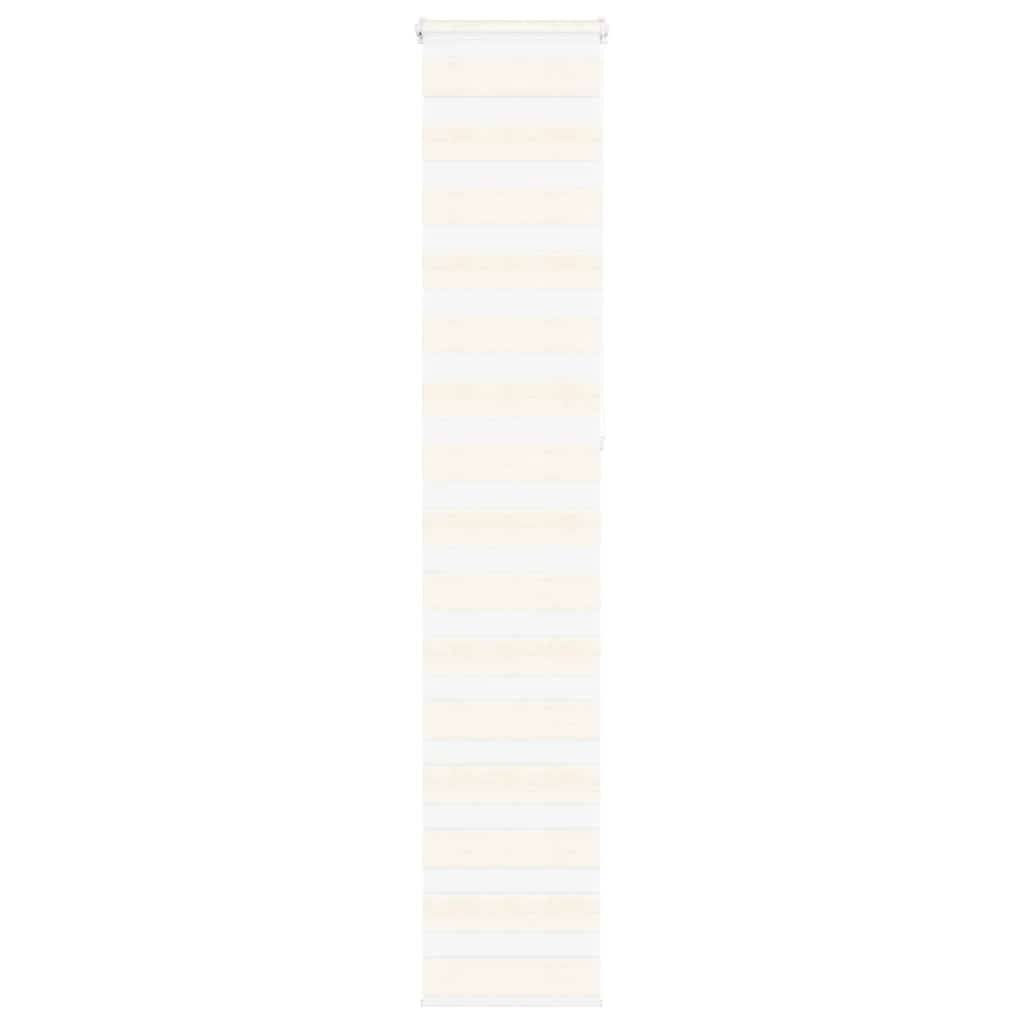 vidaXL Zebrarollo Marmorbeige 50x230 cm Stoffbreite 45,9 cm Polyester