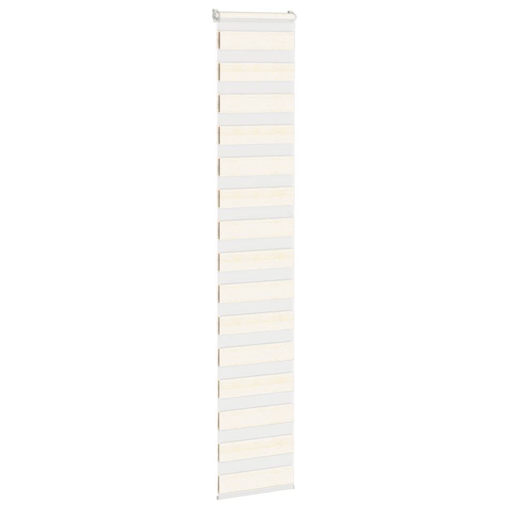 vidaXL Zebrarollo Marmorbeige 40x230 cm Stoffbreite 35,9 cm Polyester
