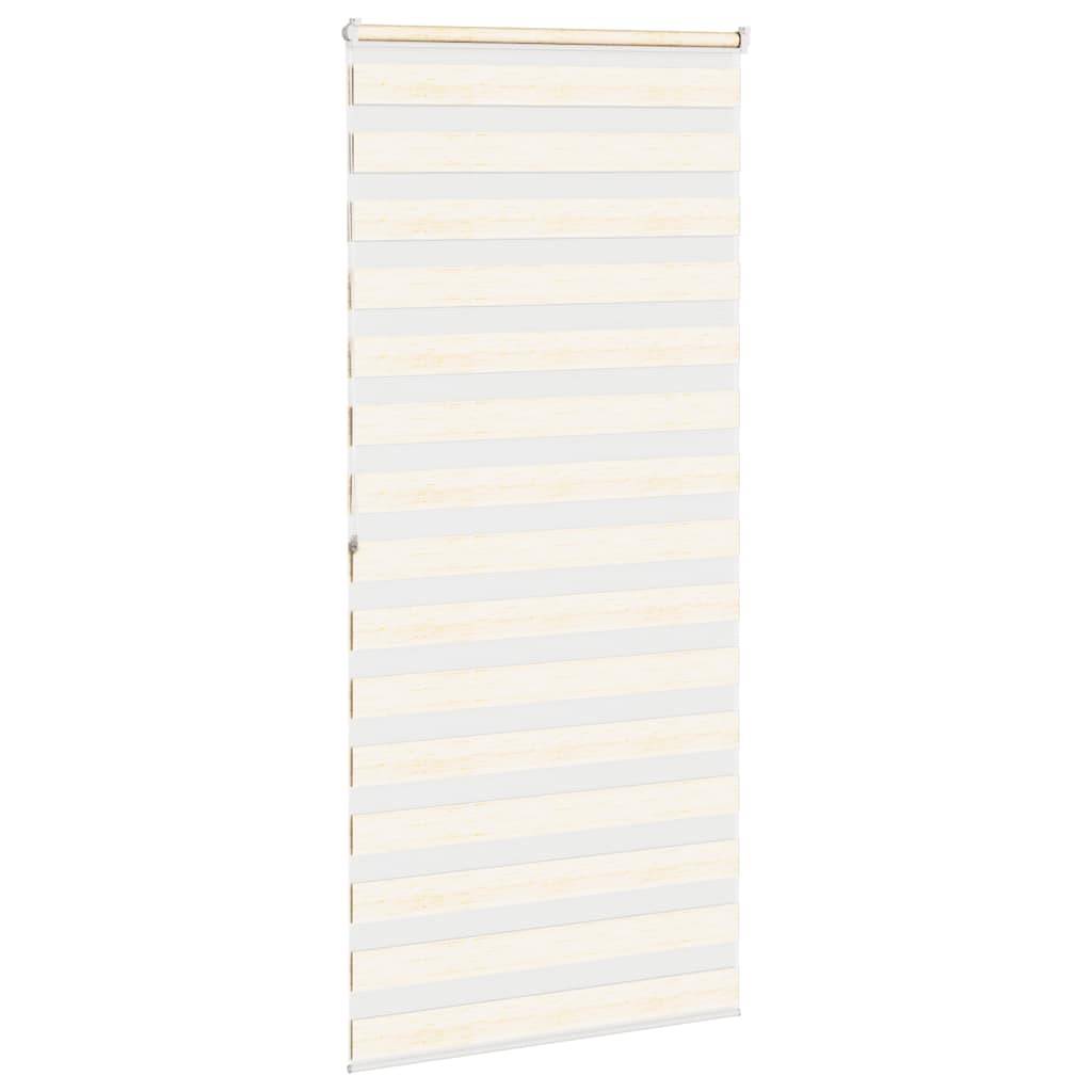 vidaXL Zebrarollo Marmorbeige 115x200cm Stoffbreite 110,9 cm Polyester