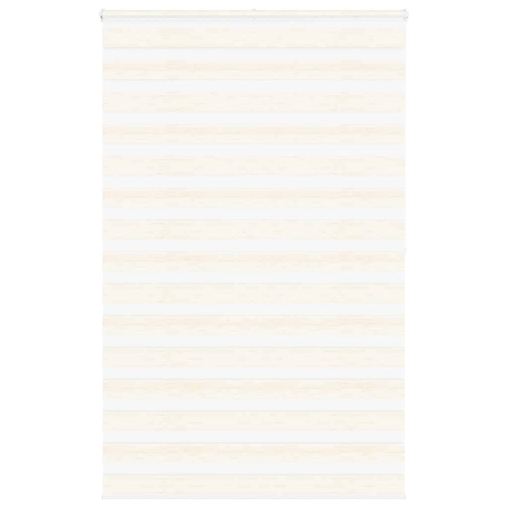 vidaXL Zebrarollo Marmorbeige 140x200cm Stoffbreite 135,9 cm Polyester