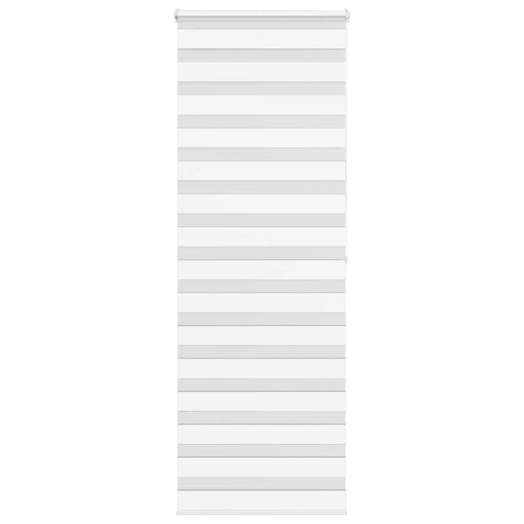 vidaXL Zebrarollo Weiß 80x200 cm Stoffbreite 75,9 cm Polyester