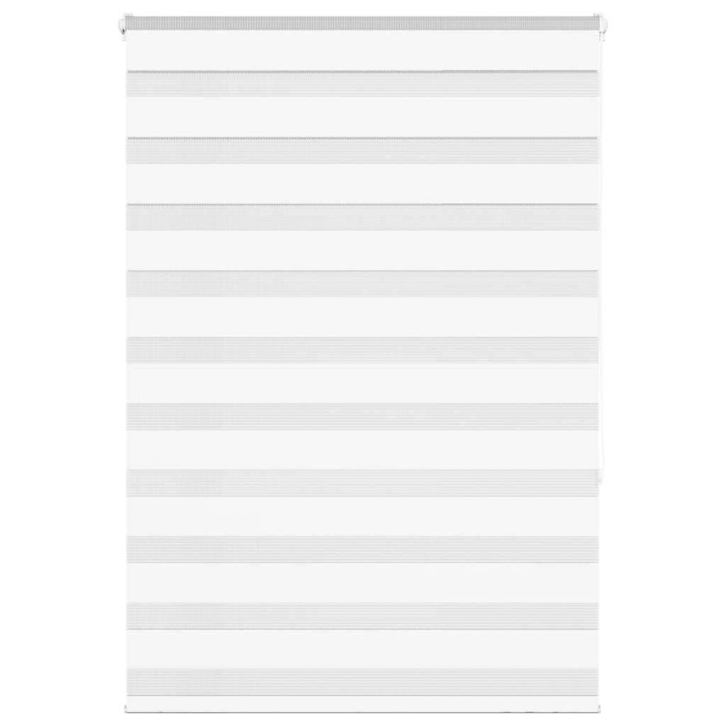 vidaXL Zebrarollo Weiß 105x150 cm Stoffbreite 100,9 cm Polyester