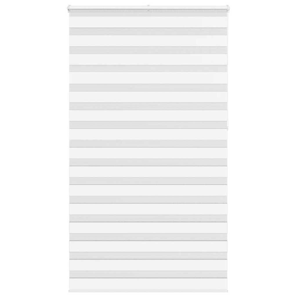 vidaXL Zebrarollo Weiß 125x230 cm Stoffbreite 120,9 cm Polyester