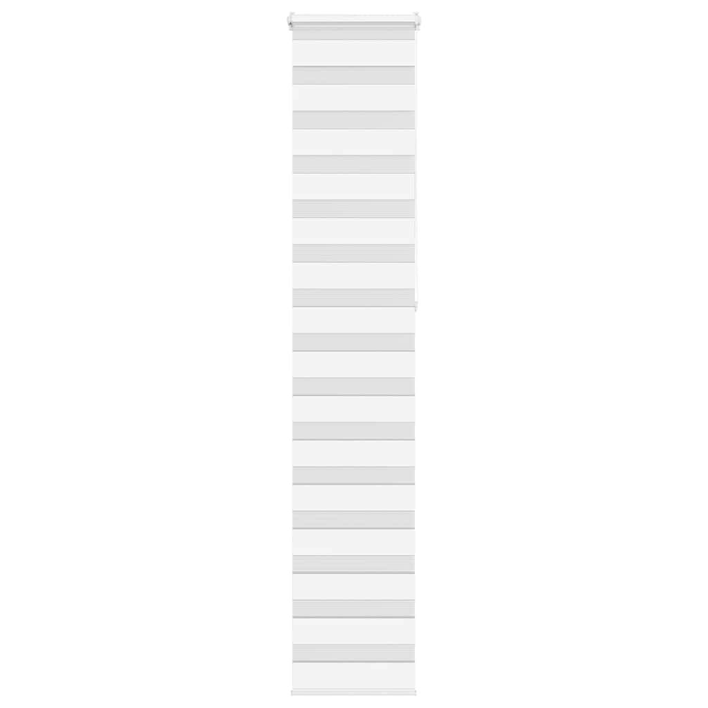 vidaXL Zebrarollo Weiß 45x230 cm Stoffbreite 40,9 cm Polyester